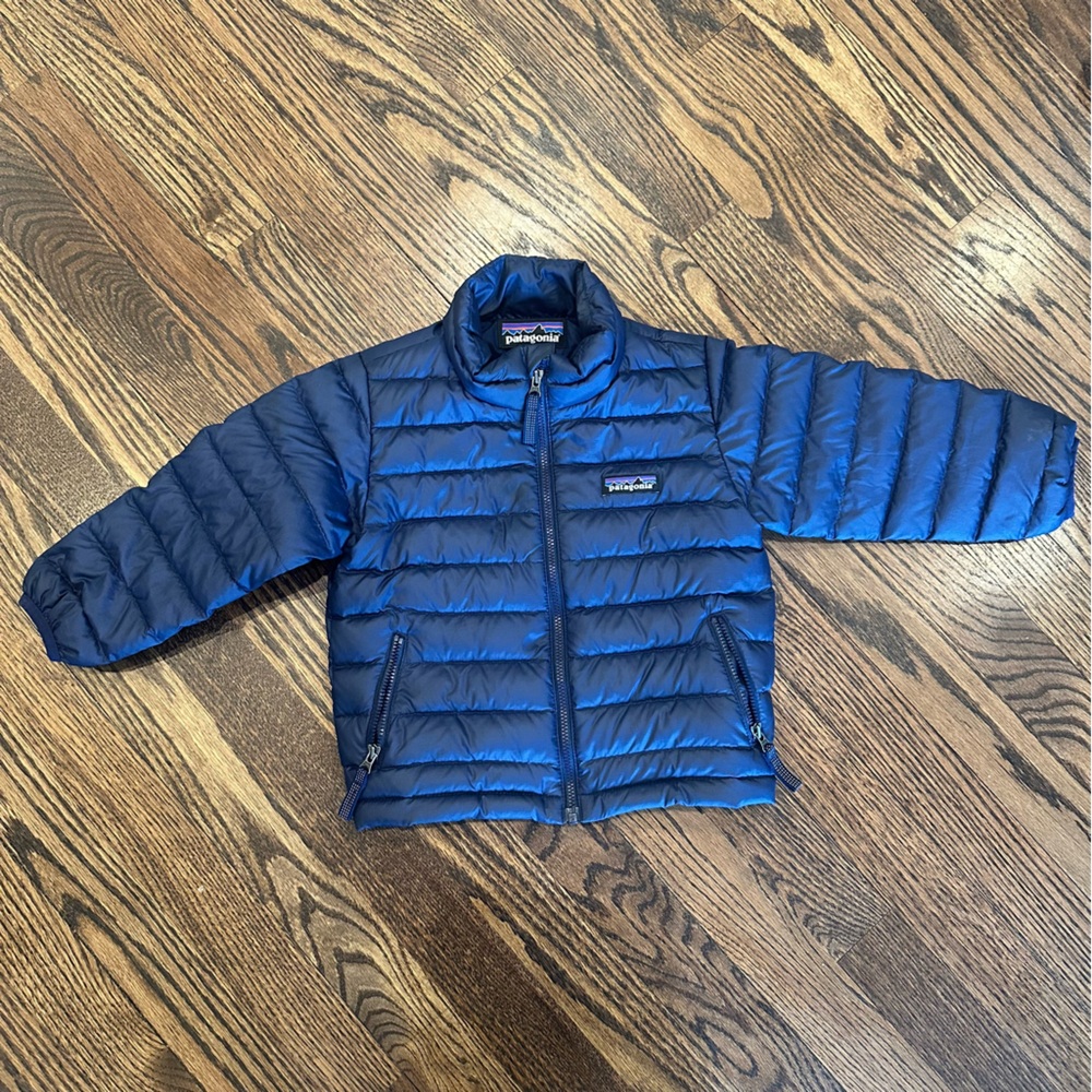 Patagonia Down Sweater Jacket 2T Navy